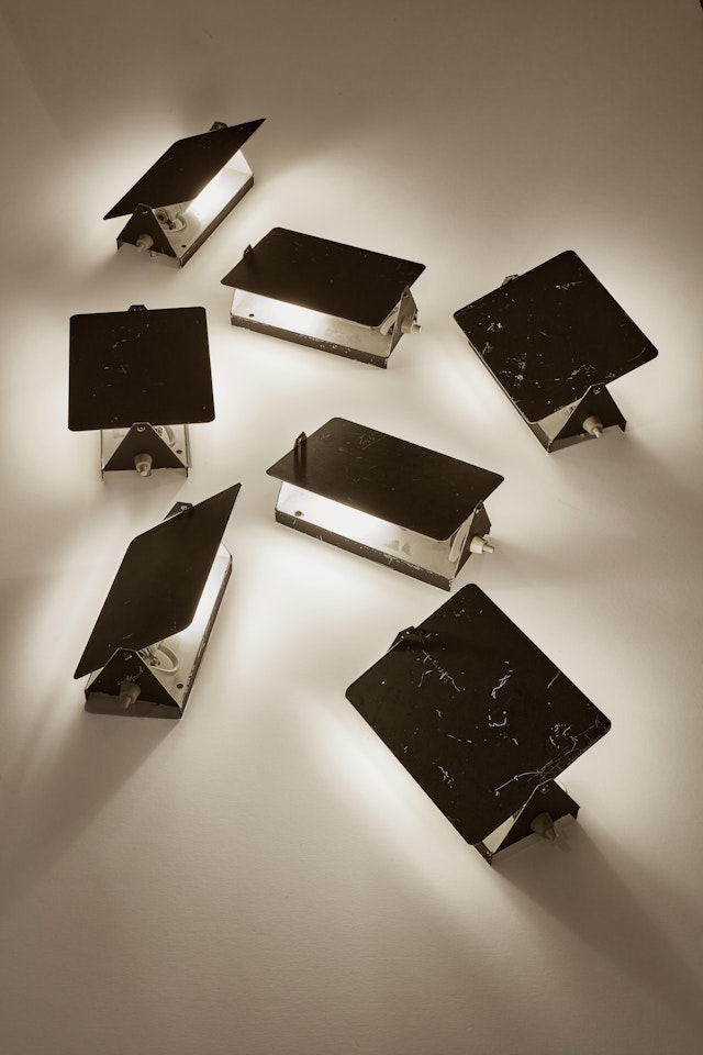 Set of Seven Wall Lights; model no. CP1 by Charlotte Perriand