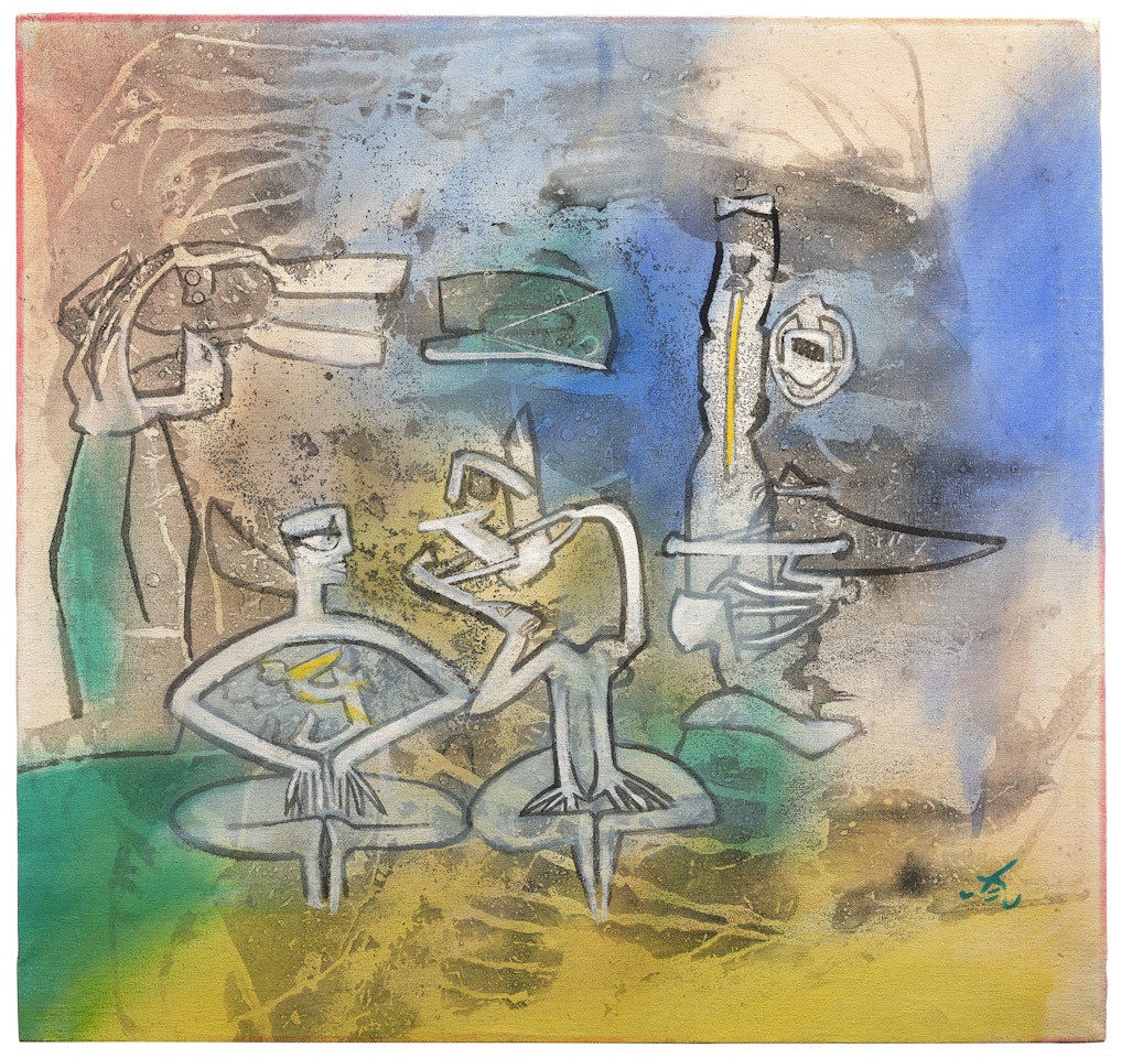 L"occhio abbraccia; "THE EYE HUGS" by Roberto Matta