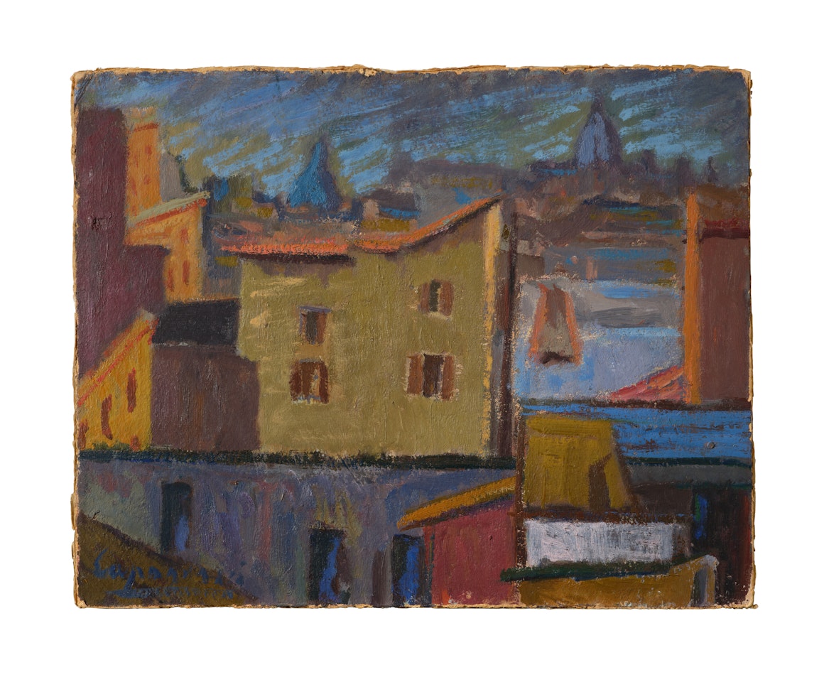 Tetti di Roma; "ROOFS OF ROME" by Giuseppe Capogrossi