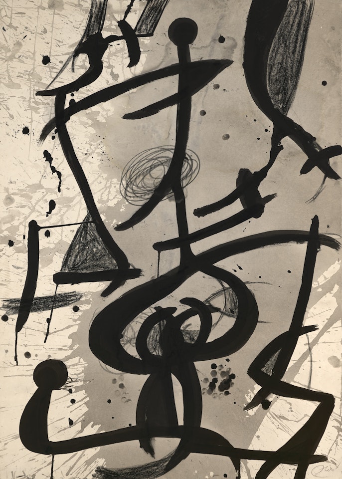 Femme, oiseaux by Joan Miró