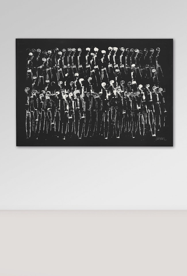 Manches de violons by Arman
