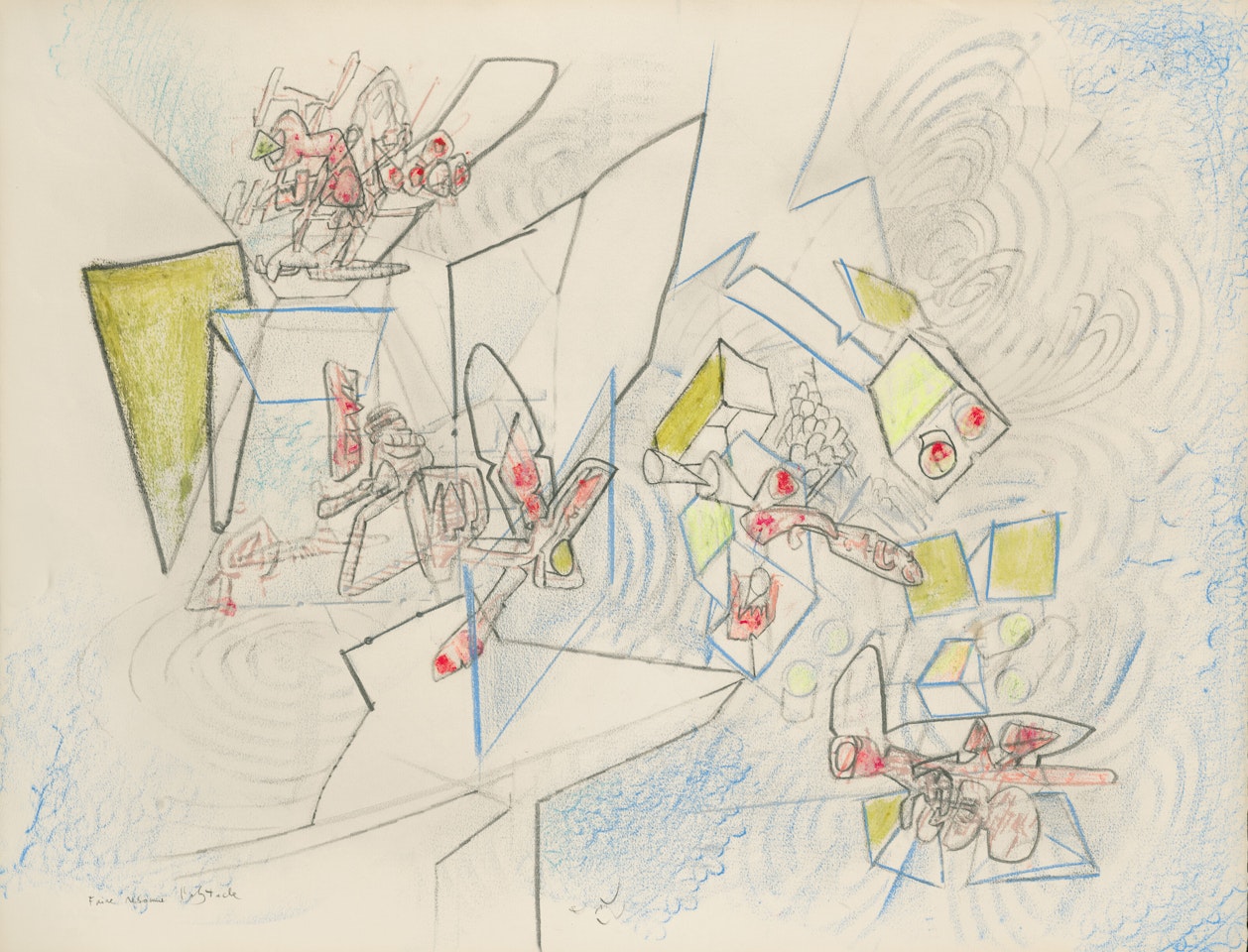 Faire resonne l"obstacle by Roberto Matta