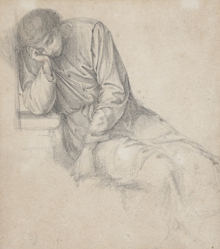 Study for "Chaucer"s Dream of Good Women" by Edward Coley Burne-Jones