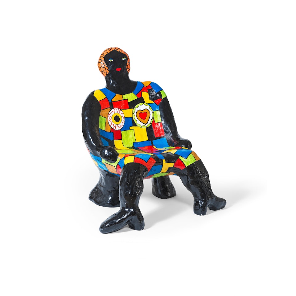 Clarice chaise femme by Niki de Saint Phalle