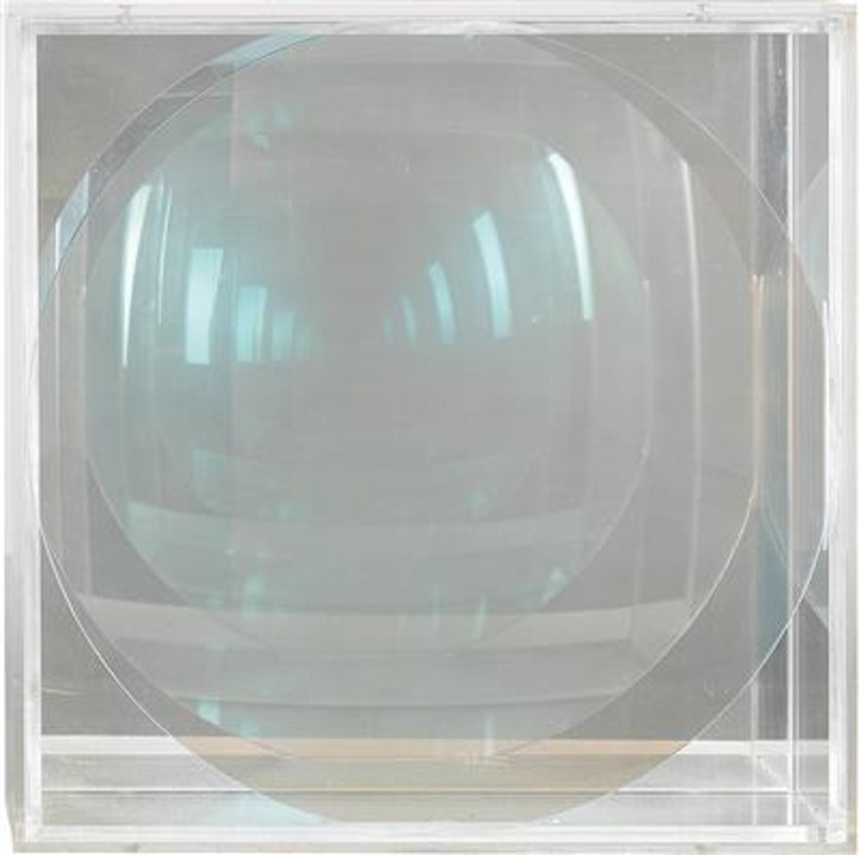 Spherical concave mirror object by Adolf Luther