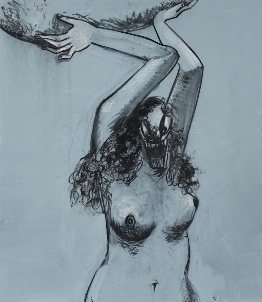 The Rock Thrower by George Condo