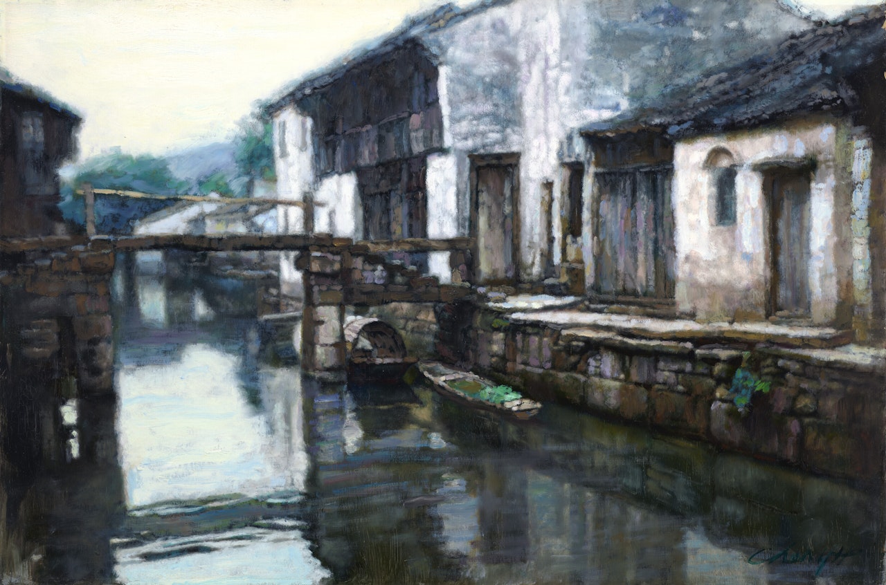 Suzhou Landscape by Chen Yifei