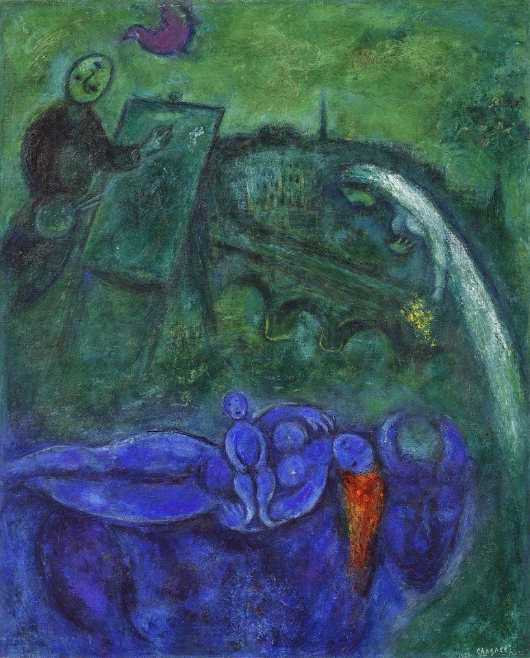 Le Pont-Neuf by Marc Chagall