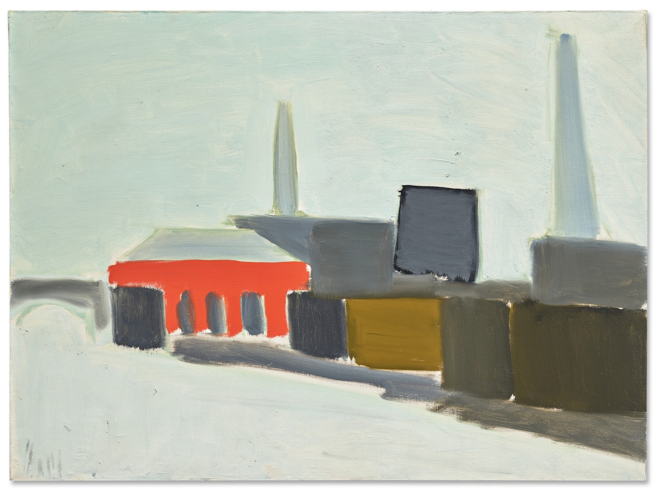 Quai de Grenelle by Nicolas de Staël