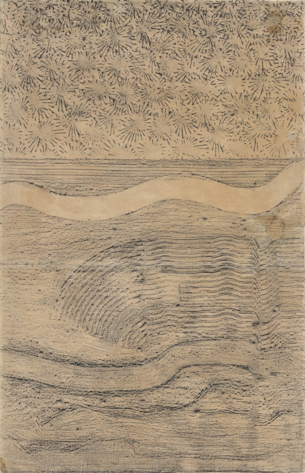 Le Châle à fleurs de givre (Histoire Naturelle, Blatt 4) by Max Ernst