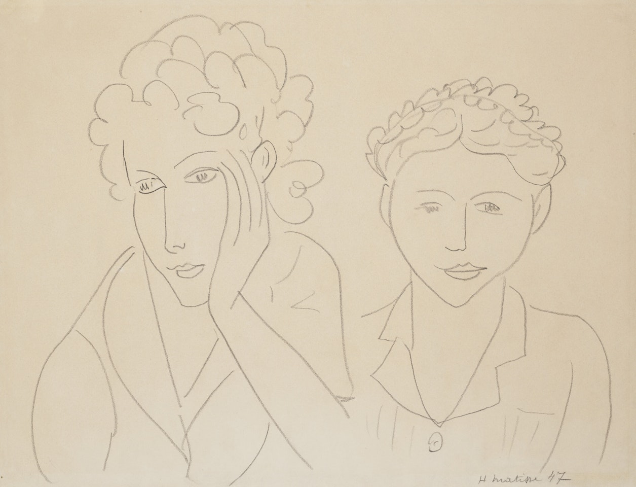Deux femmes by Henri Matisse