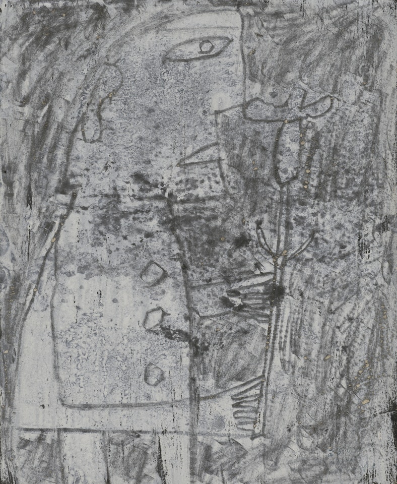 Homme respirant un oeillet by Jean Dubuffet