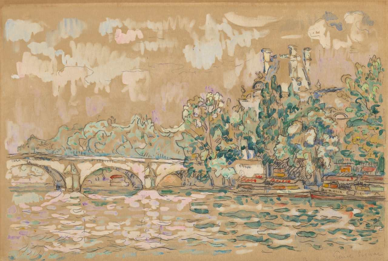 Paris, Le Pont-Royal by Paul Signac