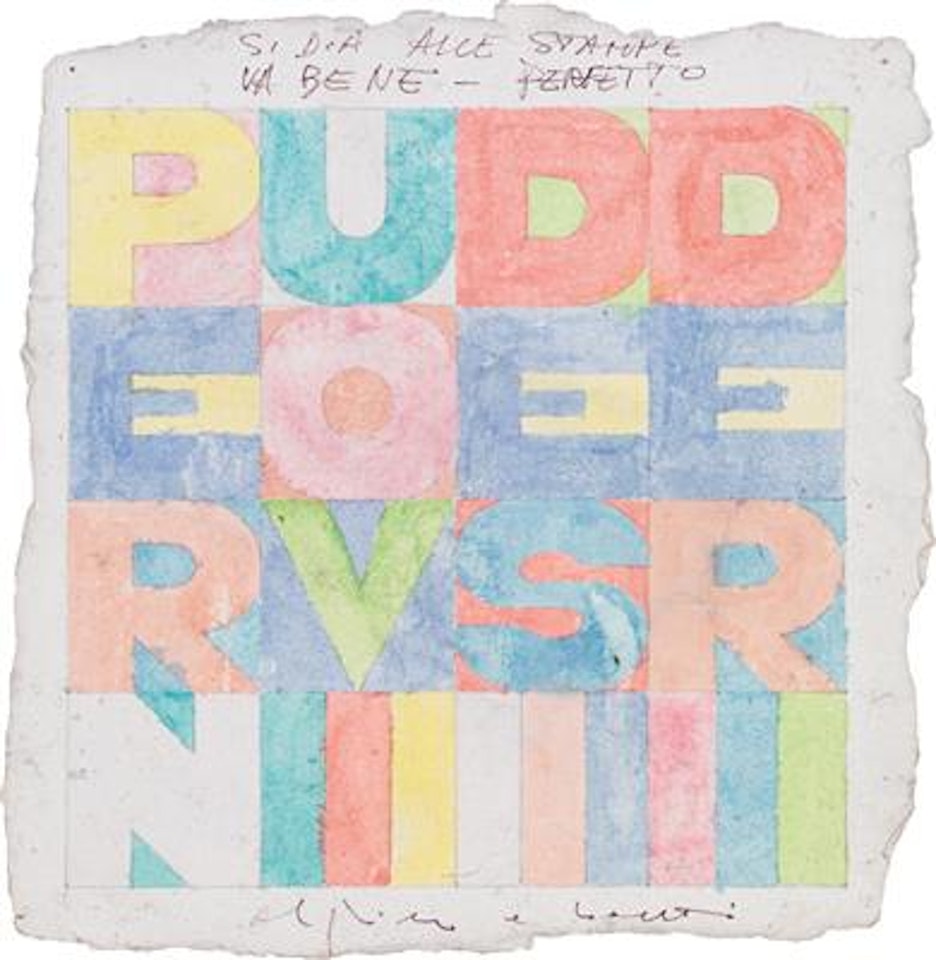 Per nuovi desideri (For New Desires) by Alighiero Boetti