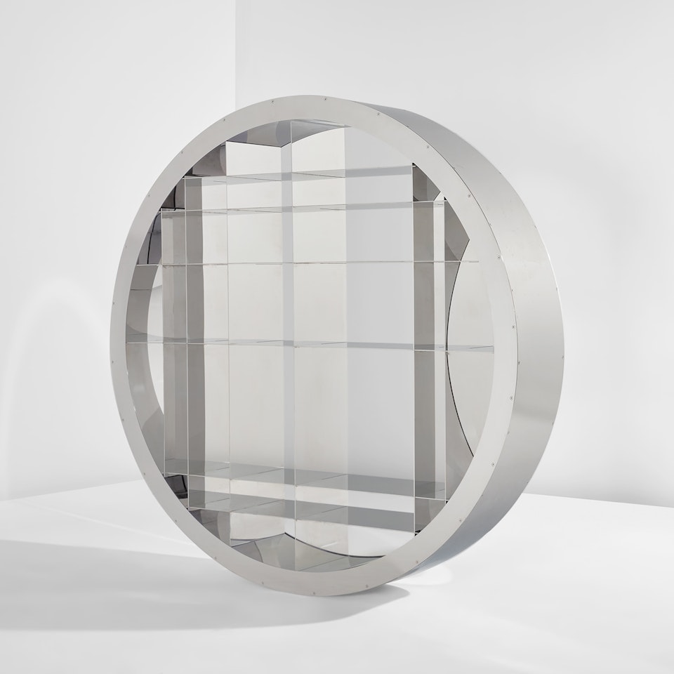 "Reinventing the Wheel (RTW)" bookshelf by Ron Arad