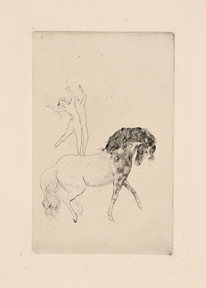 Au cirque (At the Circus), plate 9 from La Suite des Saltimbanques (Bl. 9, Ba. 11) by Pablo Picasso