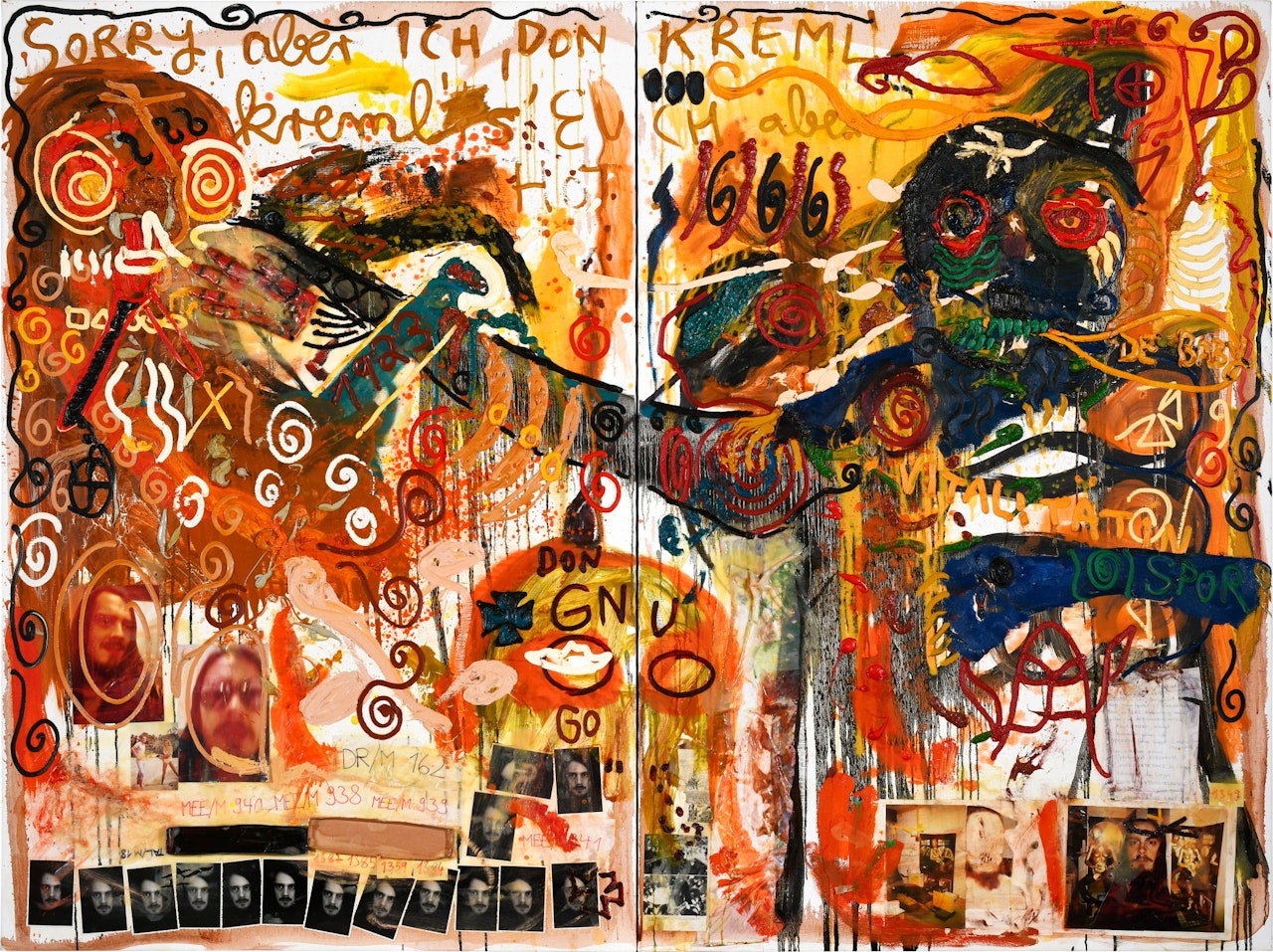 Generalissimä Misch Mäsch (im Erdibeeri) by Jonathan Meese