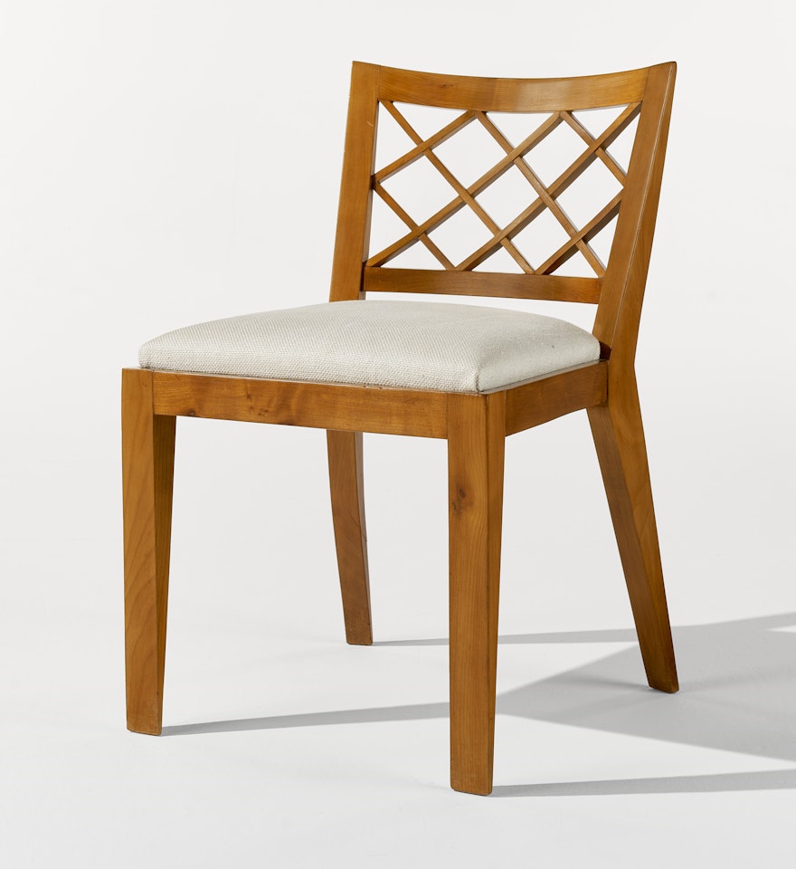 ‘Croisillon" Side Chair by Jean Royere