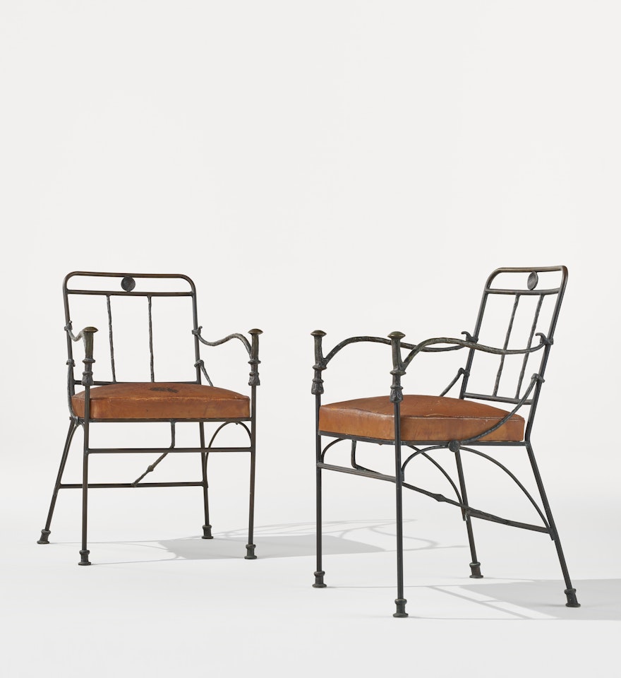 ‘Pommeaux de canne" Armchairs by Diego Giacometti