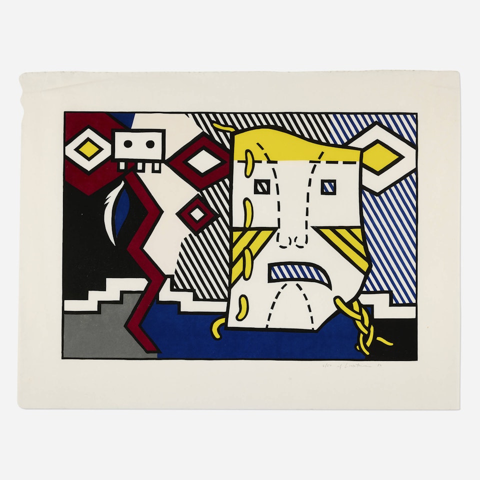 American Indian Theme V (from the American Indian Theme series) by Roy Lichtenstein