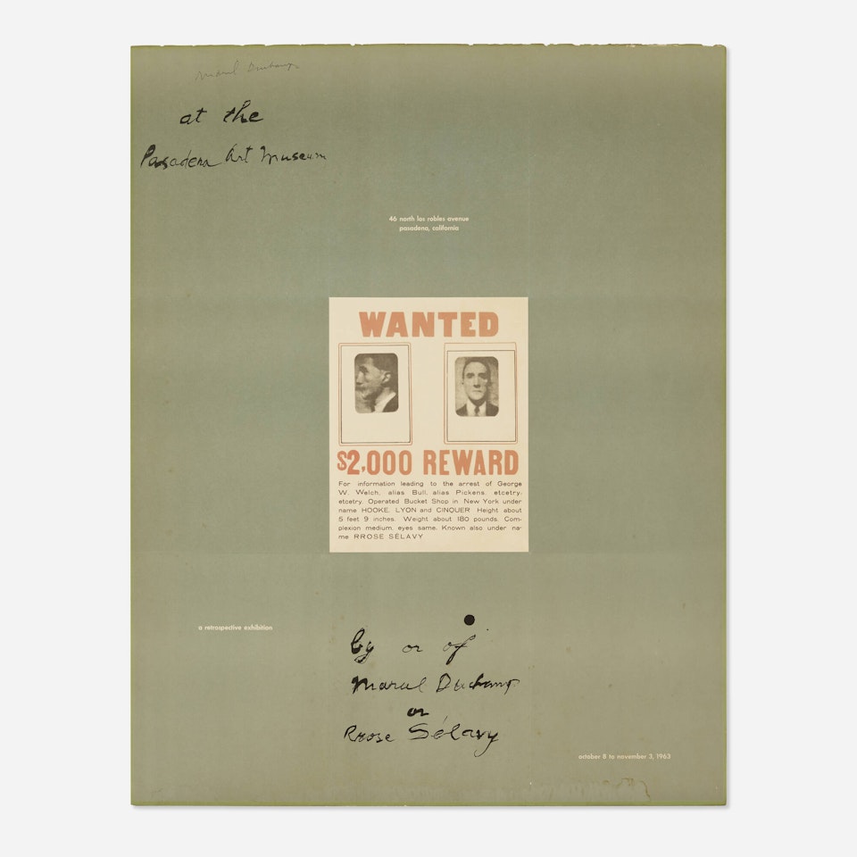 A Poster Within a Poster by Marcel Duchamp