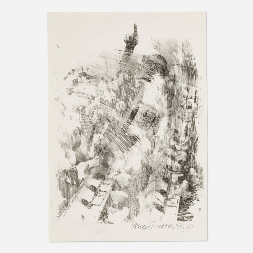 Sky Rite (from the Stoned Moon Series) by Robert Rauschenberg