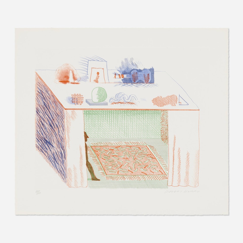 In a Chiaroscuro (from The Blue Guitar portfolio) by David Hockney