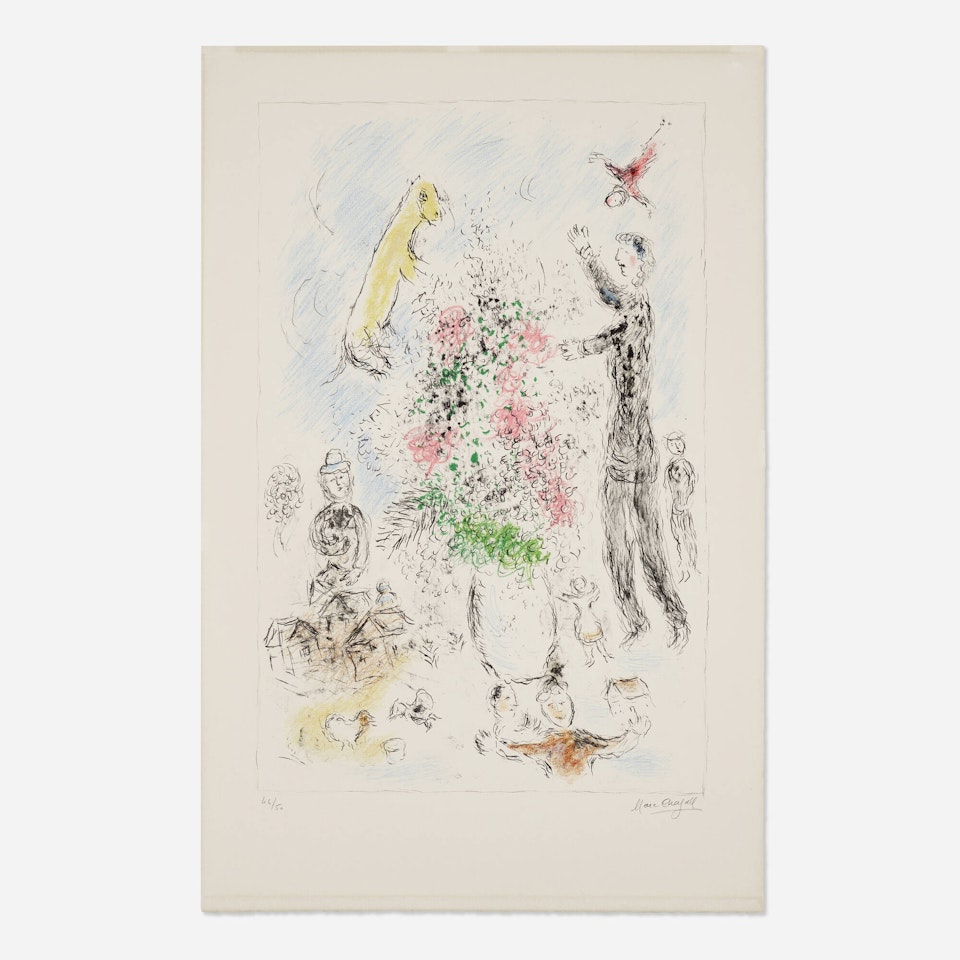 Les lilas by Marc Chagall