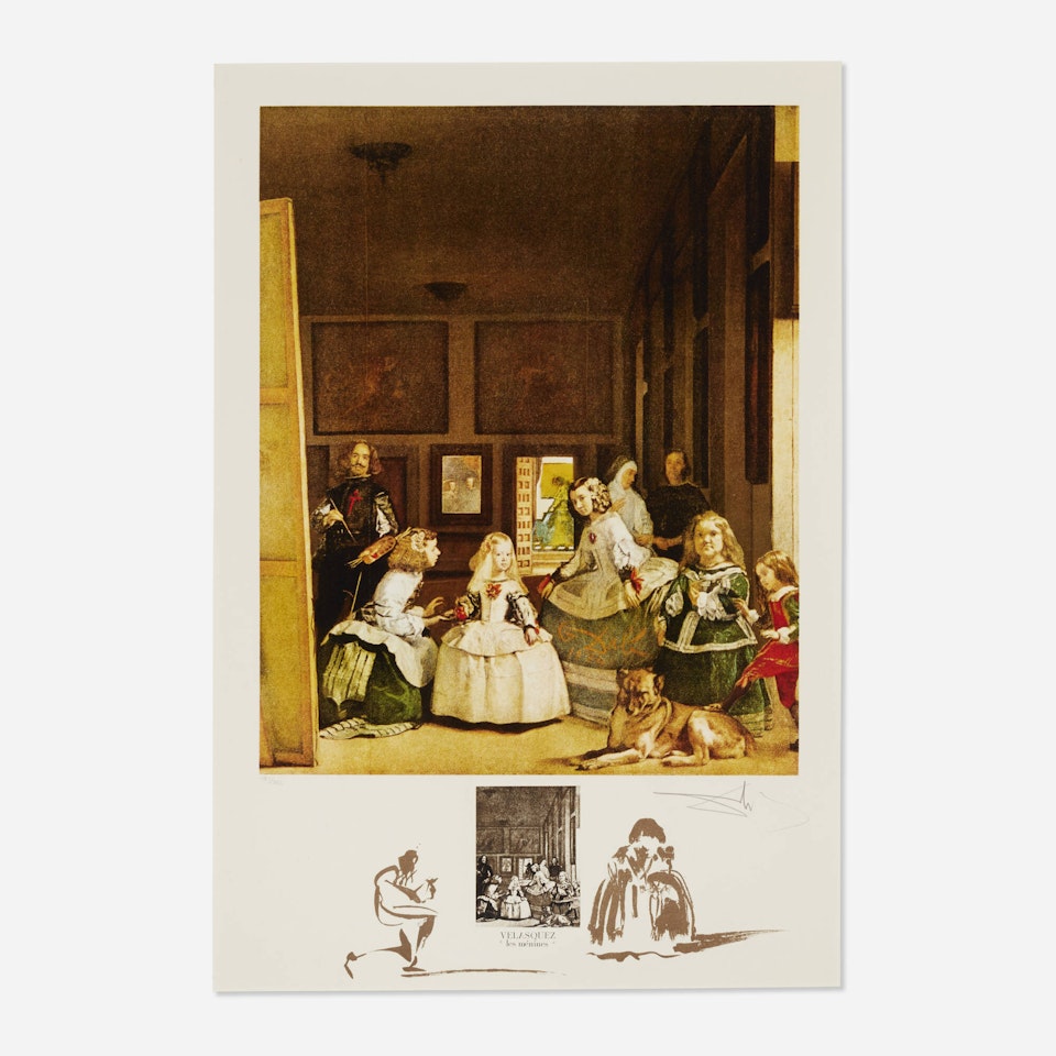 Velasquez - Les ménines (from the Changes in Great Masterpieces portfolio) by Salvador Dali