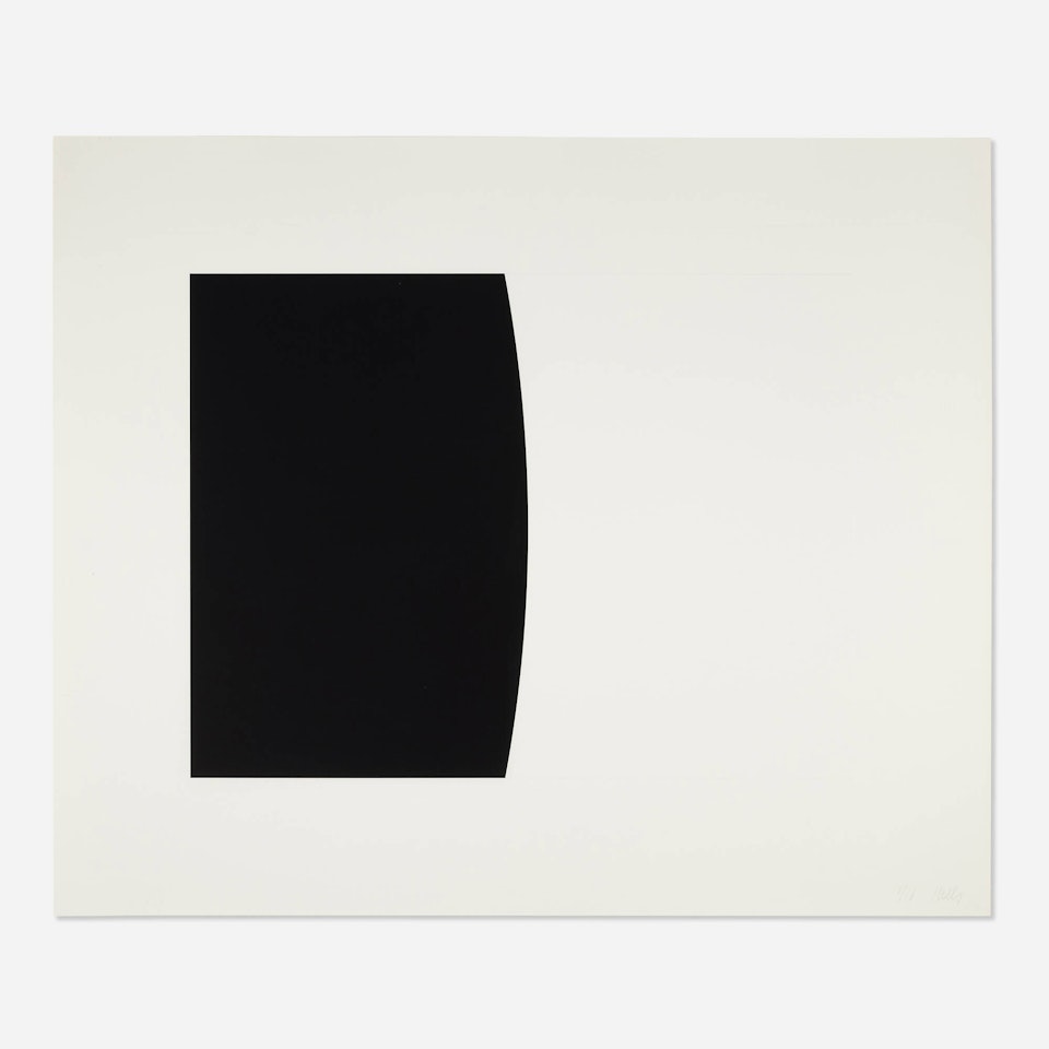 Canigou (from the Third Curve series) by Ellsworth Kelly