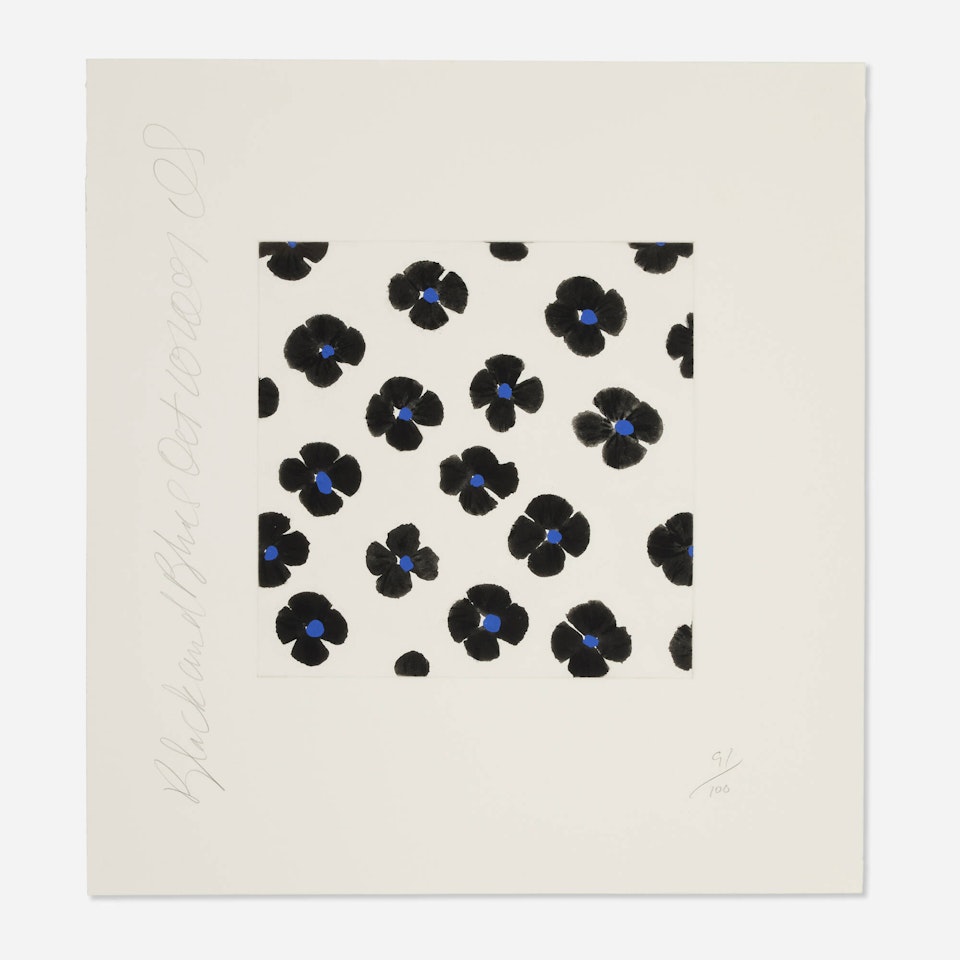 Black and Blue by Donald Sultan