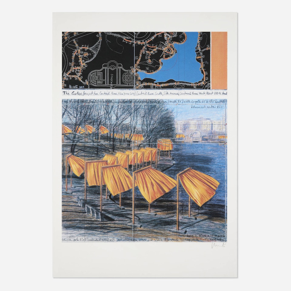 The Gates, Project for Central Park, VIII, New York City by Christo