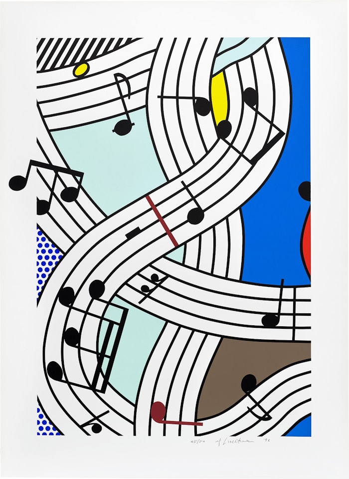 Composition I (G. 1668, C. 297) by Roy Lichtenstein