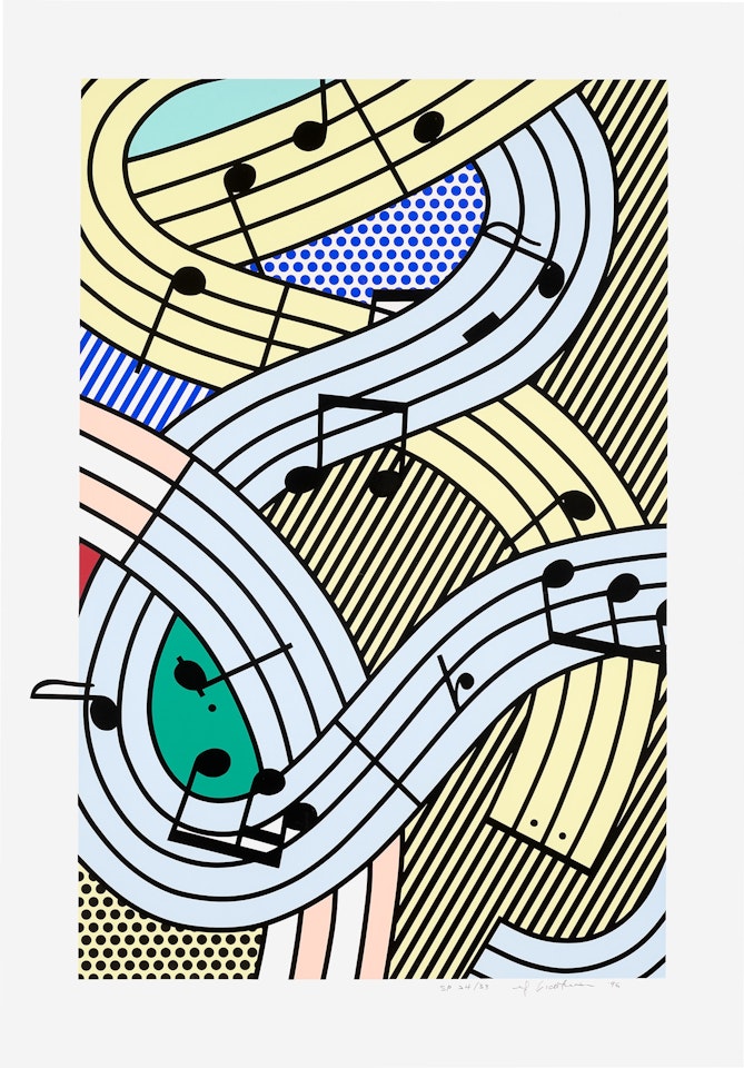 Composition III (G. 1679, C. 299) by Roy Lichtenstein