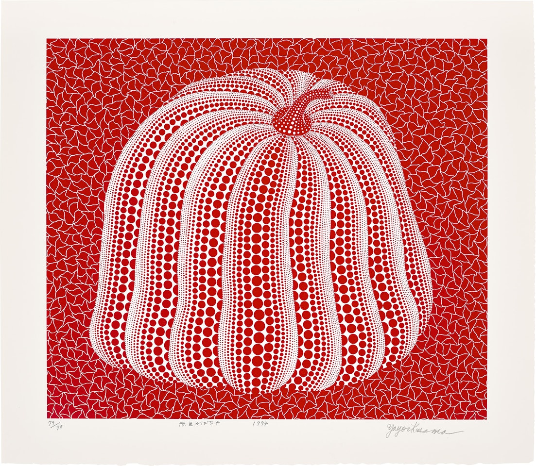 Red Colored Pumpkin (K. 189) by Yayoi Kusama