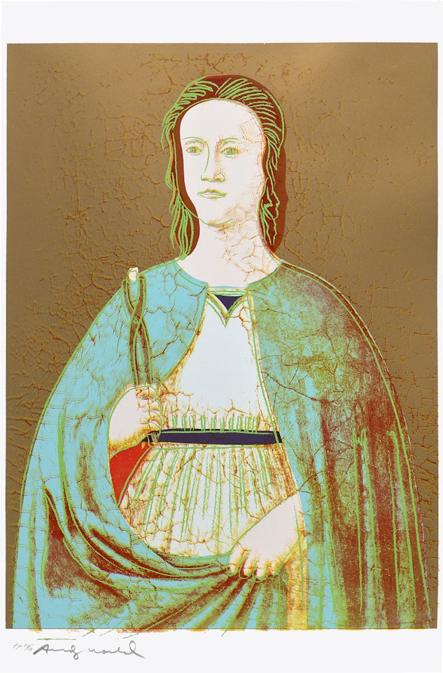 Saint Apollonia (see F. & S. 330-333) by Andy Warhol