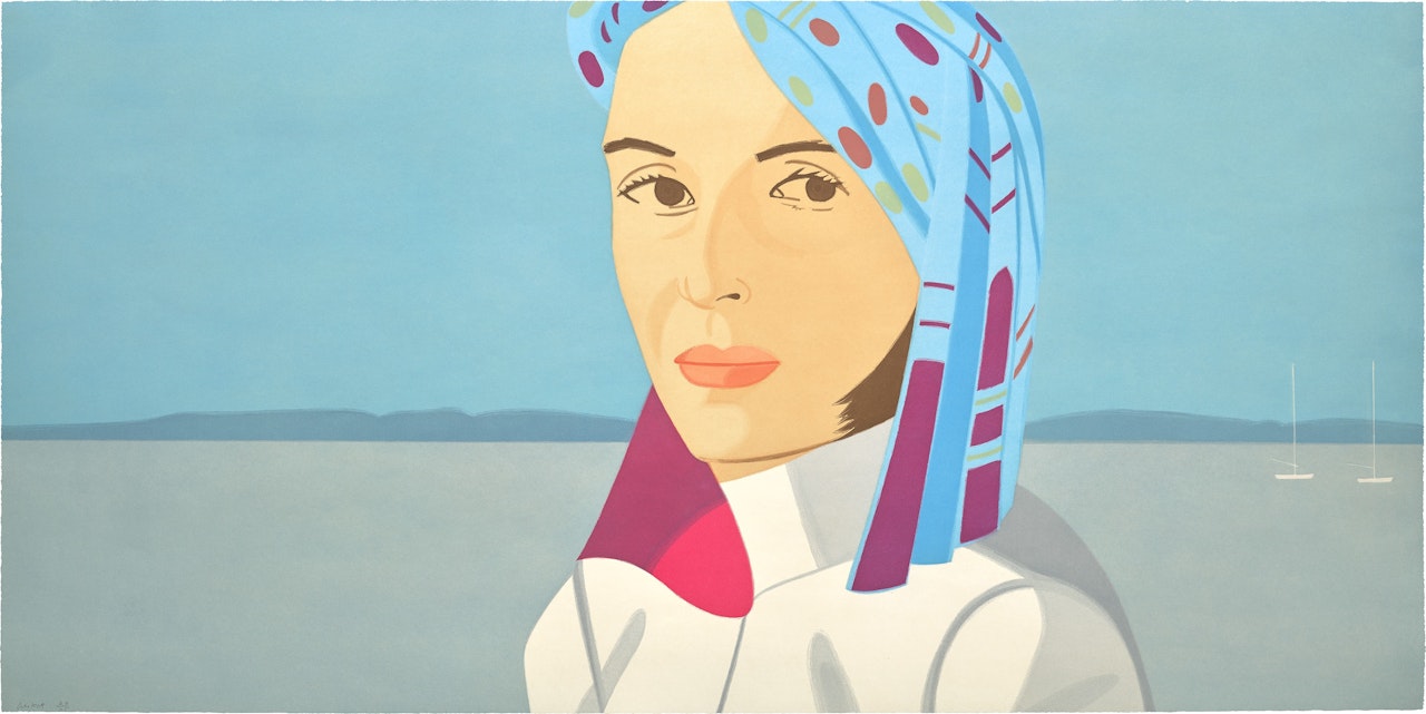 Blue Hat (S. 382) by Alex Katz