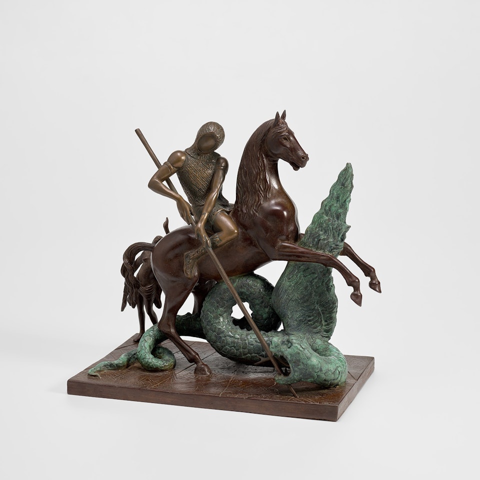 Saint Georges et le dragon (Saint George and the Dragon) (D. 590) by Salvador Dali