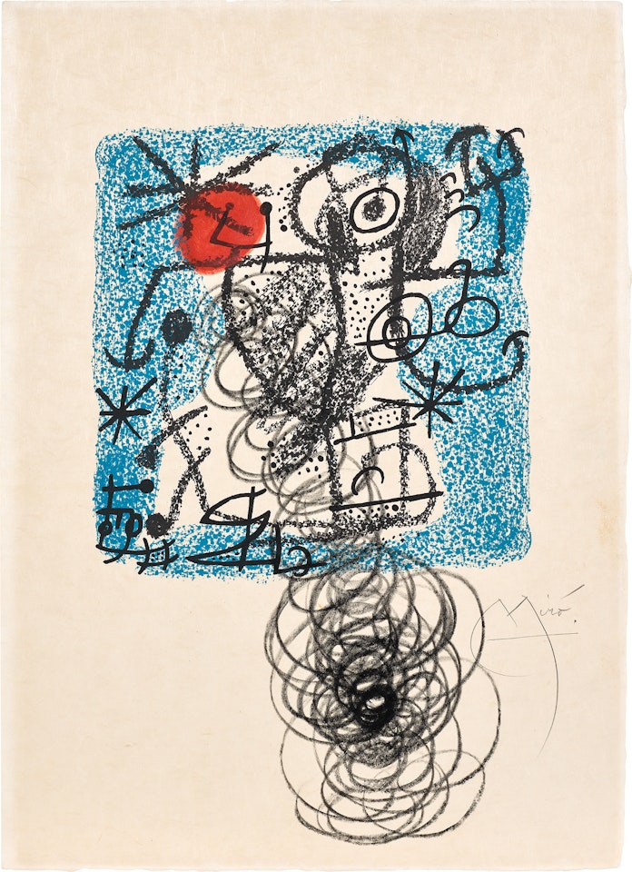 Les essències de la terra (The Essences of the Earth): one plate (see M. 579, see C. Bks. 123) by Joan Miró