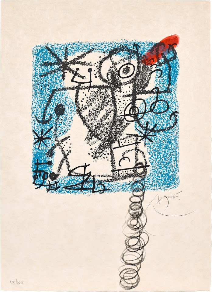 Les essències de la terra (The Essences of the Earth): one plate (see M. 579, see C. Bks. 123) by Joan Miró