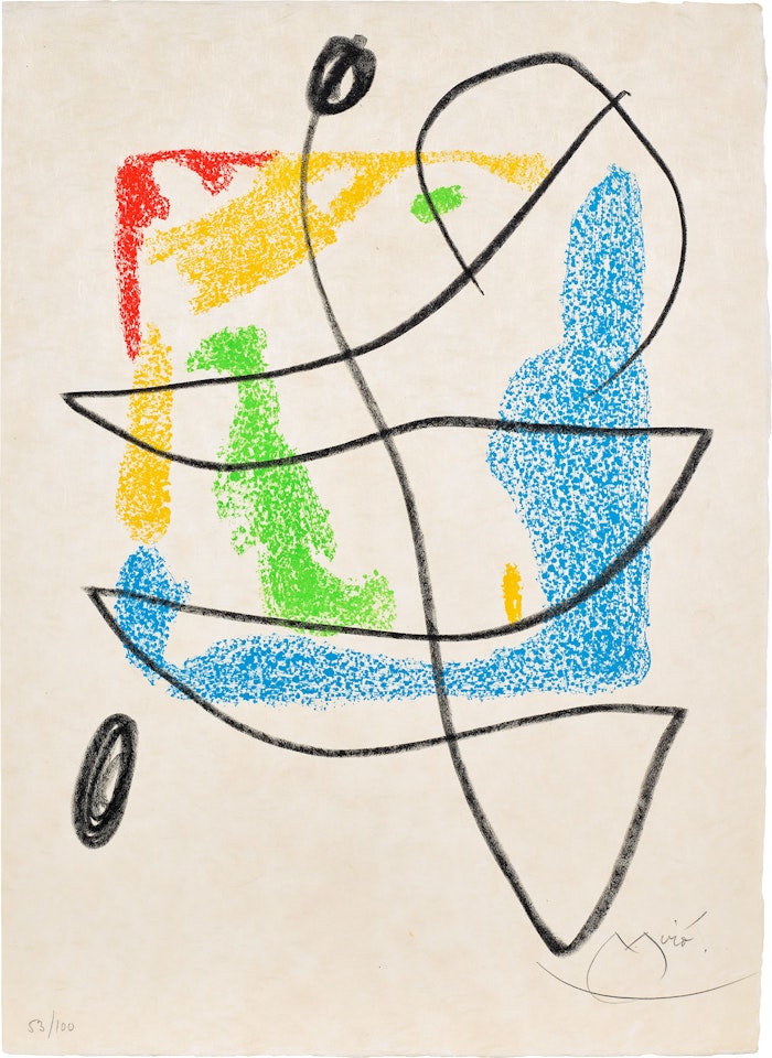Les essències de la terra (The Essences of the Earth): one plate (see M. 580, see C. Bks. 123) by Joan Miró