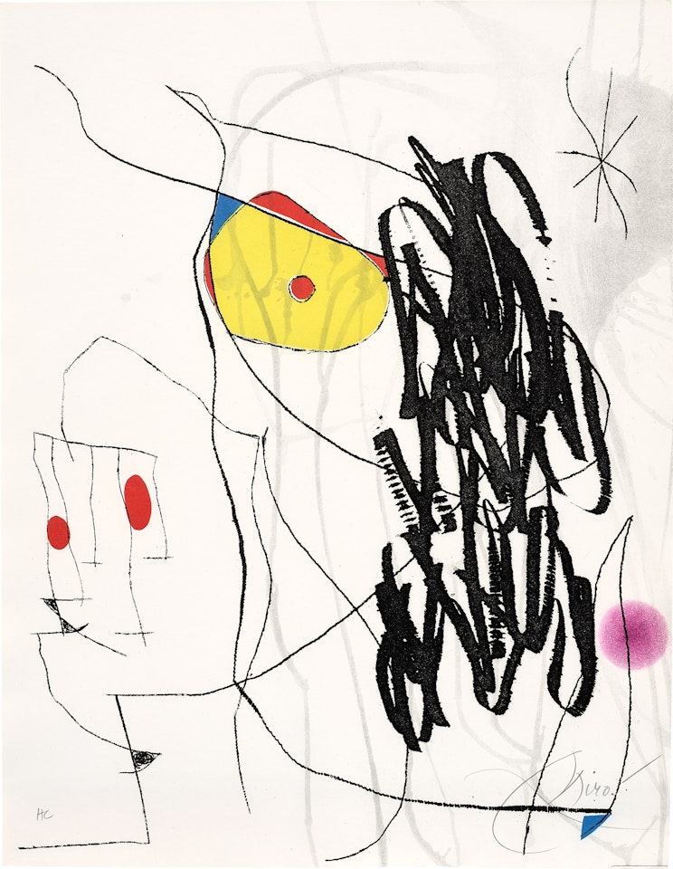 Journal d"un graveur (Diary of an Engraver): one plate (D. 769, see C. Bks. 200) by Joan Miró