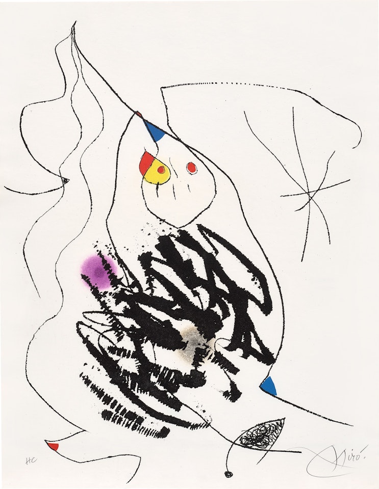 Journal d"un graveur (Diary of an Engraver): one plate (D. 787, see C. Bks. 200) by Joan Miró