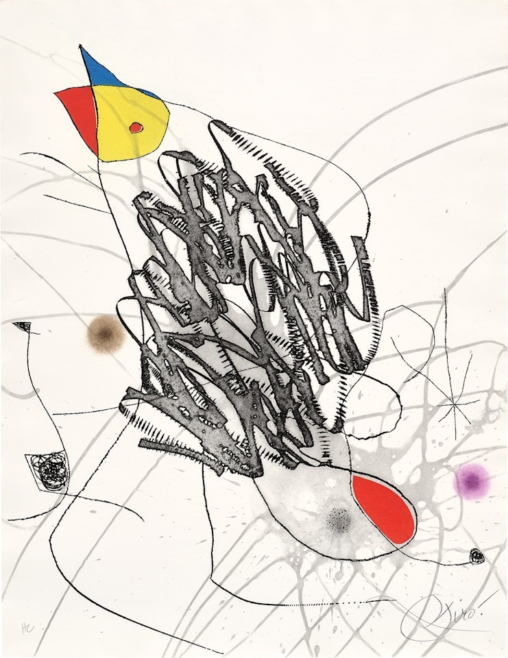 Journal d"un graveur (Diary of an Engraver): one plate (D. 805, see C. Bks. 200) by Joan Miró