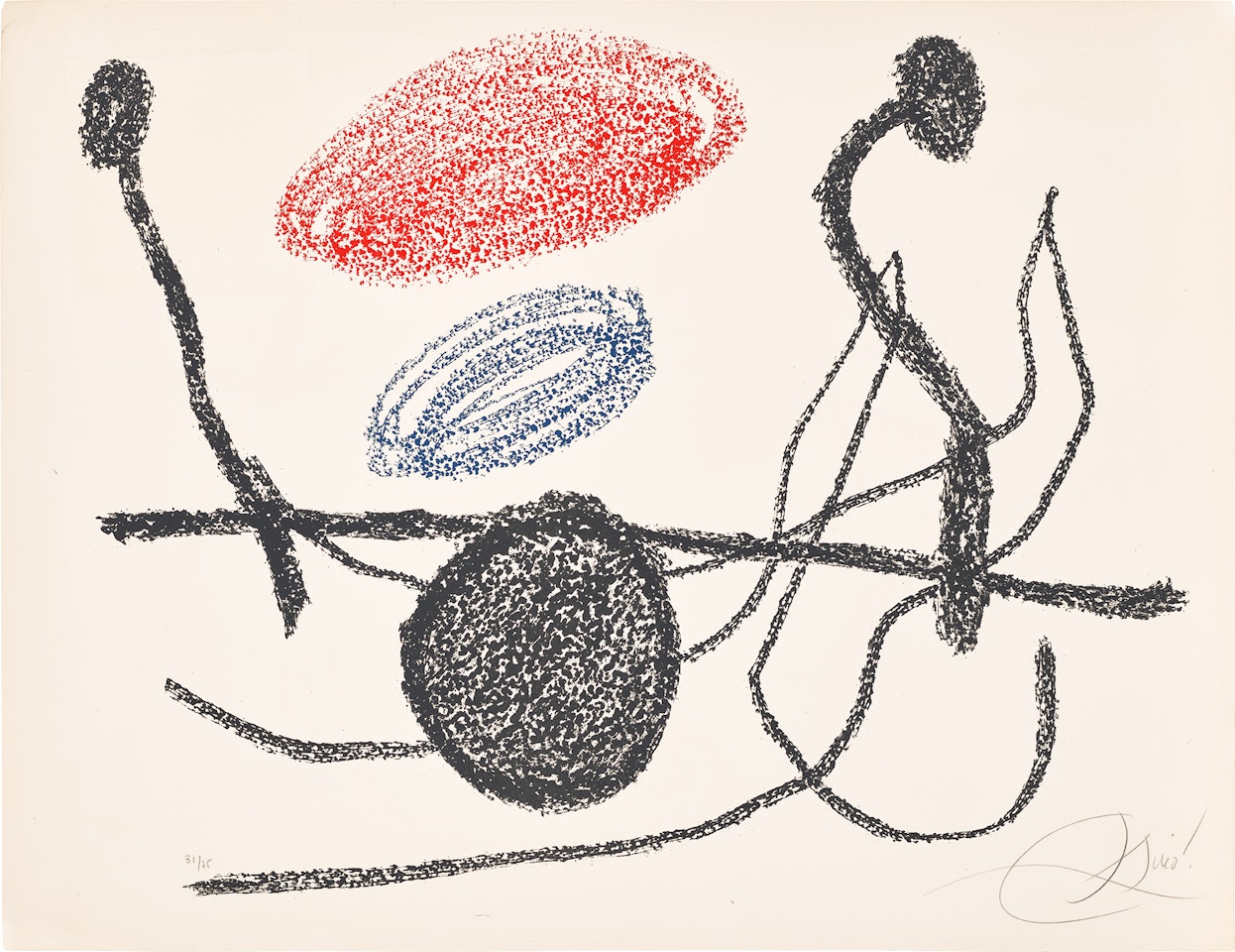 Album 21: one plate (M. 1128, see C. Bks. 241) by Joan Miró