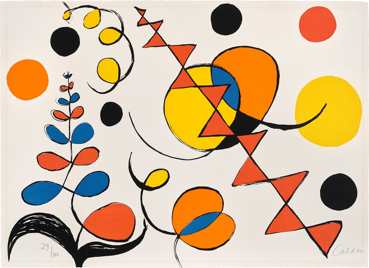 La mémoire élémentaire (Elementary Memory): one plate by Alexander Calder