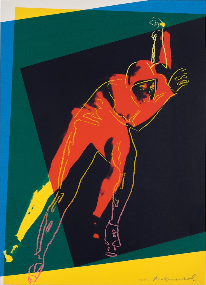 Speed Skater, from Art and Sports Portfolio (F. & S. 303) by Andy Warhol