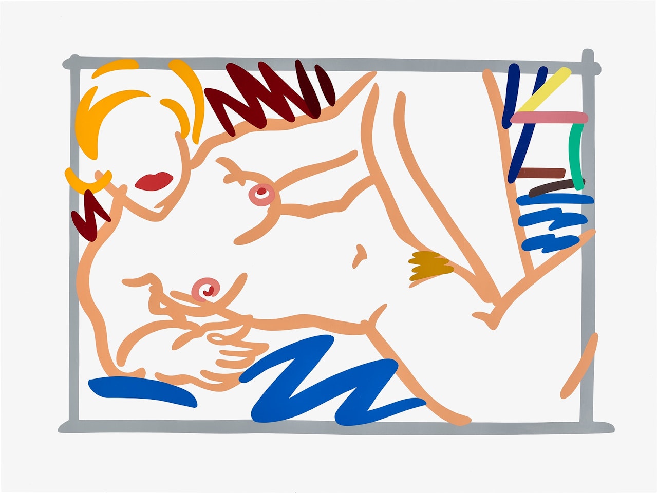 1960 Judy with Blue Blanket (W.P.I. P985) by Tom Wesselmann