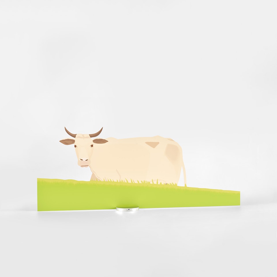 Cow (Small; cutout edition) (S. 384) by Alex Katz