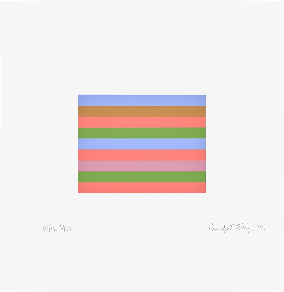 Vista (T. & G. 90) by Bridget Riley